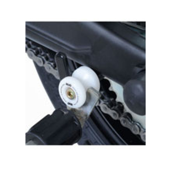 Ролики важеля R&G для Aprilia RSV Mille (98-03), RSV4 1100 Factory (19-20), RSV4 Factory (10-14), RSV4-R (09-14), RSV4-RF (2015), Aprilia RSV4-RR (15-20), RSVR (01-07), Tuono V4 1100 (15-18), Tuono V4 R (APRC) (11-14) білі