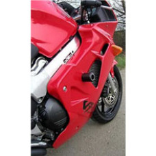 Краш-пади R&G для Honda VFR800i (98-01) чорні