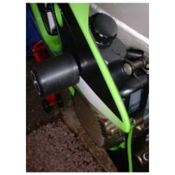 Краш-пади R&G для Kawasaki ZX6-R (98-02) чорні