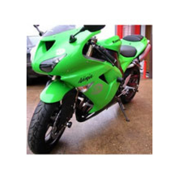 Краш-пади R&G для Kawasaki ZX10-R (06-07) чорні