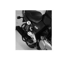 Задні гмоли Hepco&Becker для Honda CB 500/S (93-97) чорні