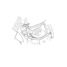 Гмол двигуна Hepco&Becker для Honda NX 650 Dominator (95-02) чорний