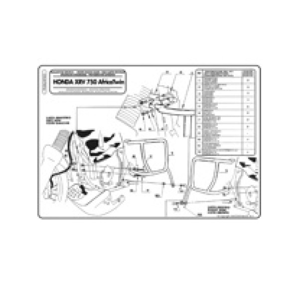 Гмоли GIVI Honda Africa Twin 750 90-02