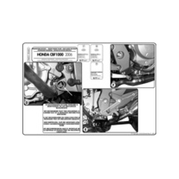 Захист двигуна GIVI для Hondy CBF 1000 /ABS (06 > 09)