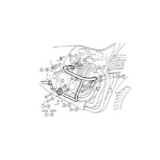 Гмол двигуна Hepco&Becker для Kawasaki ZR-7 (99-03)/S (01-03) хром