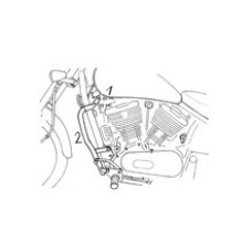 Гмоли - хром Hepco&Becker для Kawasaki VN 800 Classic 00-05
