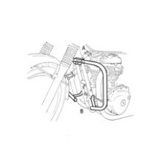 Гмоли - чорний Hepco&Becker для Kawasaki W 800 11-