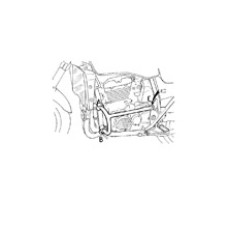 Гмол двигуна Hepco&Becker для Kawasaki ZRX 1100 (97-01) хром