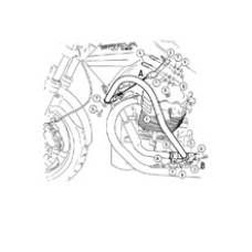 Гмол двигуна Hepco&Becker для Moto Guzzi Breva V 750 ie (03-13) чорний