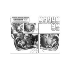 Гмоли двигуна Kappa Suzuki GSF 600 Bandit/ S (00-04)/ GSF 600 Bandit/ S (96-99)/ GSX 750 (98-02) чорні