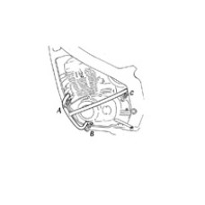 Гмол двигуна Hepco&Becker для Suzuki GS 500 E (89-01) / GS 500 (01-08) чорний