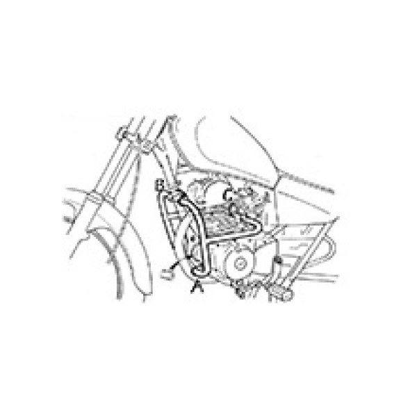 Гмол двигуна Hepco&Becker для Yamaha SR 125