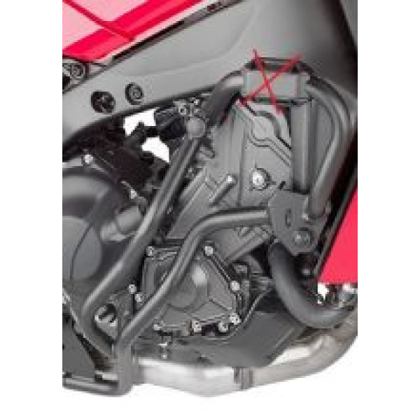 Гмоли двигуна Kappa Yamaha Tracer 9/ GT/ GT+ (21-) чорні