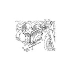 Гмол двигуна Hepco&Becker для Yamaha BT 1100 Bulldog