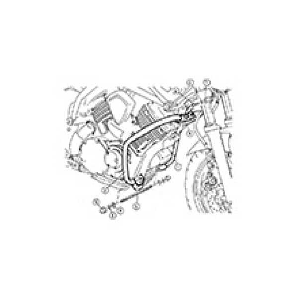 Гмол двигуна Hepco&Becker для Yamaha BT 1100 Bulldog