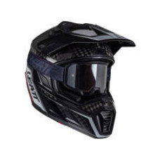 Шолом adventure Leatt Kit Adv 9.5 V25 з окулярами чорний