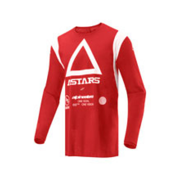 Кросова кофта Alpinestars MX Techdura червона