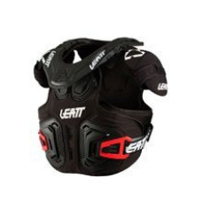 Бузер з захистом шиї дитячий Leatt Fusion Vest 2.0 чорний-червоний