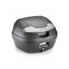 Центральний кофр GIVI E340NT2 Monolock E340 Vision чорний з сріблястими відблисками монтажна плита в комплекті; об'єм: 34л