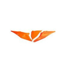 Бічні захисні екрани з кришкою фільтра UFO для KTM SX / EXC / SX-F / EXC-F (19-) помаранчевий-флуо