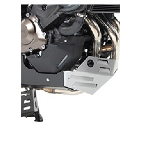 Срібна плита під двигун Hepco&Becker для Yamaha MT-09 17-