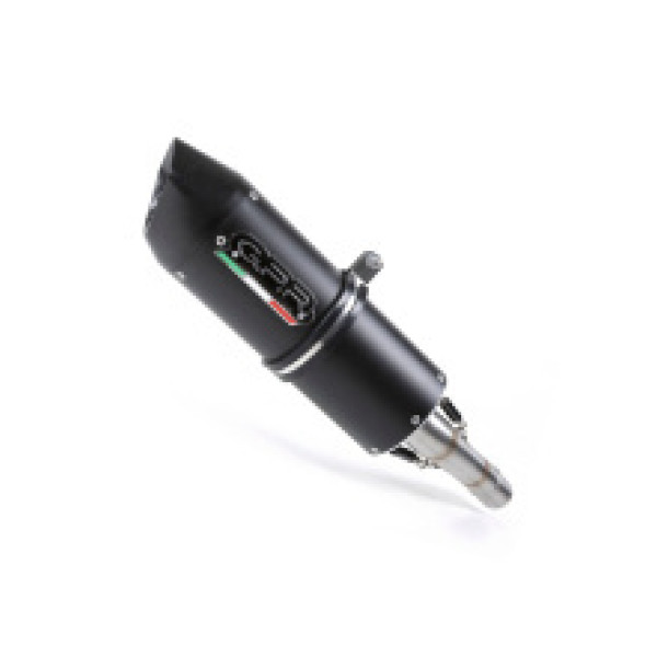 Глушник G.P.R Furore Nero Slip-On, Чорний Алюміній - Moto Guzzi Breva 1200 07-12