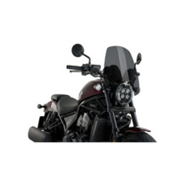 Мотоциклетний туристичний обтічник PUIG Naked New Generation для Honda CMX 1100 Rebel (21-) сильно затемнений