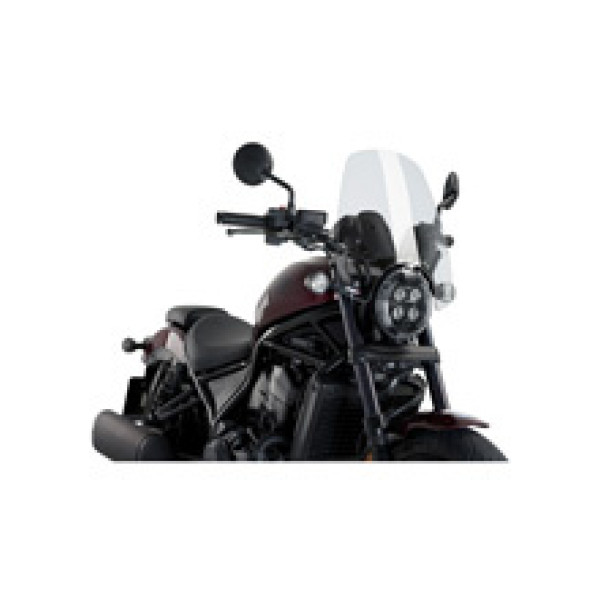 Мотоциклетний туристичний обтічник PUIG Naked New Generation для Honda CMX 1100 Rebel (21-) прозорий