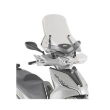 Мотоциклетний щиток GIVI для Kymco Agility 300 R16 (19-) прозорий монтаж вимагає кріплення D6114KIT