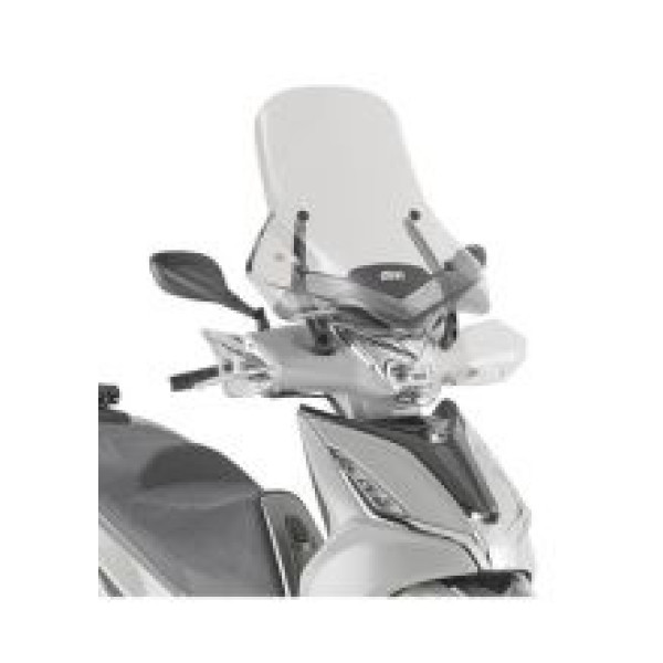 Мотоциклетний щиток GIVI для Kymco Agility 300 R16 (19-) прозорий монтаж вимагає кріплення D6114KIT