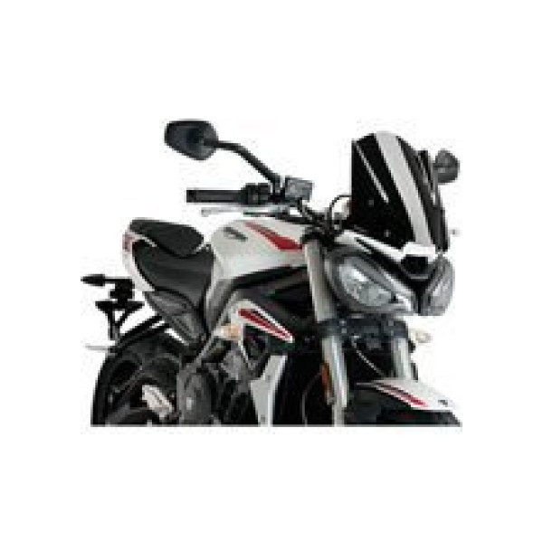 Вітрове скло PUIG для Triumph Street Triple R/RS/S (20-) чорне