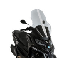Мотоциклетний туристичний щиток PUIG V-Tech для Piaggio MP3 400 / Sport / Exclusive (22-) легке затемнення