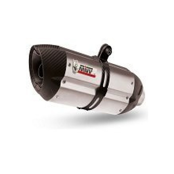 Випускні системи Slip-On Line (Suono) MIVV для Aprilia Shiver 750 (08-16) сріблясті