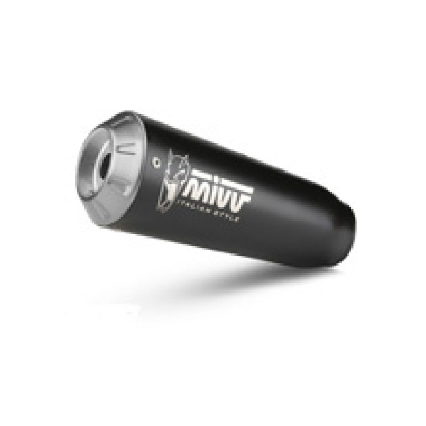 Глушник мотоцикловий (X-M1) MIVV для Benelli Leoncino 800 (22-23) чорний