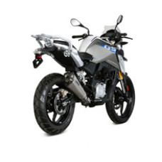 Повний вихлопний комплект (Delta Race) MIVV для BMW G310GS (17-) срібний