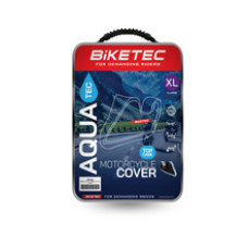 Водонепроникний чохол з місцем на центральний кофр для мотоцикла Biketec Aquatec чорний-сірий