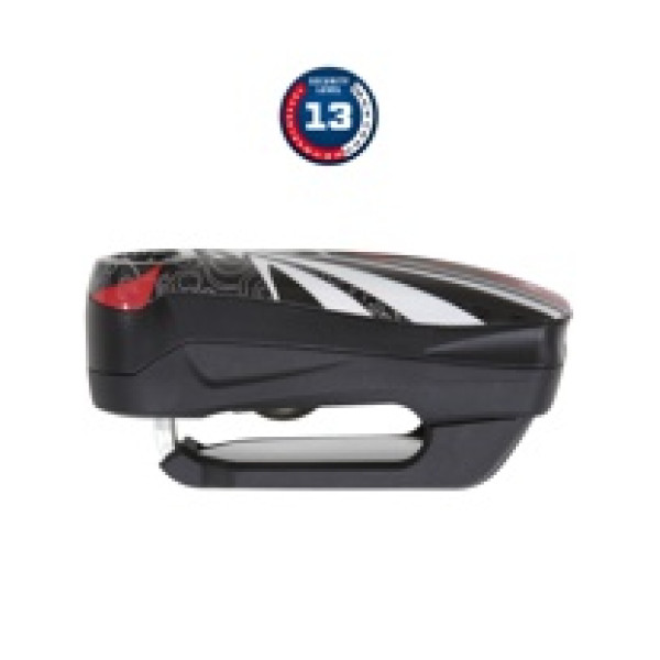 Блокування диска Abus Detecto 7000 RS1 з сигналізацією чорна