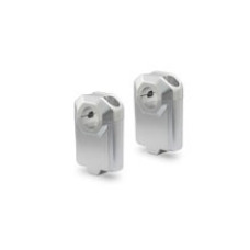 Набір для підвищення керма SW-MOTECH для кермів діаметром Ø 22mm H: 50mm срібний