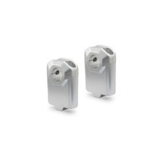 Набір для підвищення керма SW-MOTECH для кермів діаметром Ø 22mm H: 50mm срібний