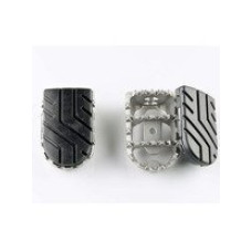 Підніжки ION SW-Motech BMW G 310 R (16-20), Moto-Guzzi V85 TT (21-)/ Stelvio (23-), KTM Duke 690 (11-) срібні