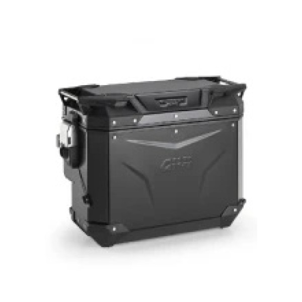 Боковий кофр GIVI Trekker Outback Evo Smart 40 алюмінієвий, чорний профільований, на праву сторону; об'єм: 40 л; без вставки SLR