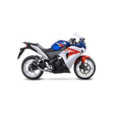 Глушник LeoVince LV-10 BLACK EDITION Slip-On, Нержавіюча сталь для Honda CBR 250 R 11-13