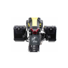 Комплект: бічні кофри + кріплення Hepco&Becker Xplorer Cutout для Aprilia Tuareg 660 (22-24) чорні