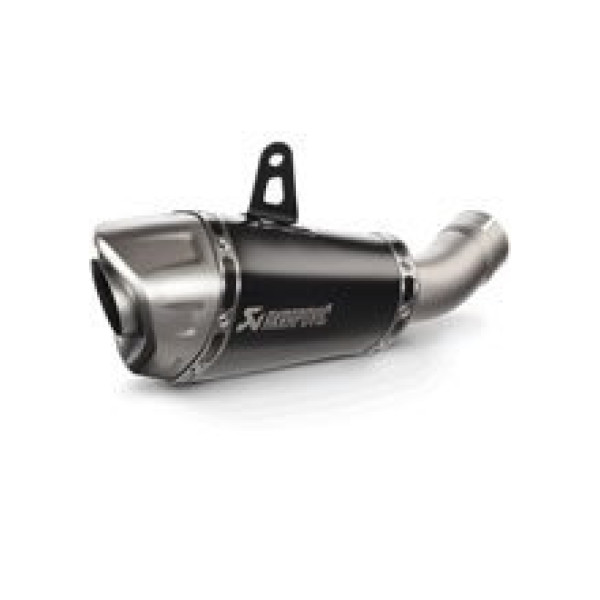 Глушник мотоцикловий Akrapović для Kawasaki Ninja ZX-10 R/ Ninja ZX-10RR (21-) Slip-On Line, Чорний Титан