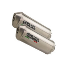Глушник G.P.R Satinox Double Slip-On, Нержавіюча сталь - Yamaha Tdm 900 02-14