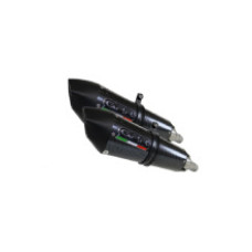 Глушник G.P.R Gpe Ann. Poppy Double Slip-On, Нержавіюча сталь - Yamaha Fjr 1300 06-16