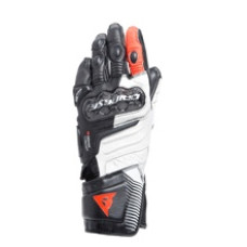 Рукавички мотоциклетні жіночі Dainese Carbon 4 довгі чорні-білі-червоні