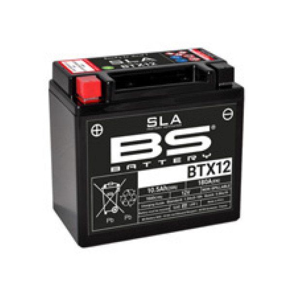 Безобслуговий акумулятор BS Battery BTX12 (FA) залитий