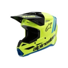 Дитячий ендуро шолом Alpinestars SM3 Radium жовто-чорно-синій