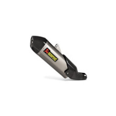 Вихлопна система мотоцикла Slip-On Line Титан + Вуглецеве волокно Akrapovič для Ducati DesertX (22-24)/ Rally (24)